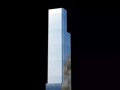 4 World Trade Center - NYC Low-poly 3D model