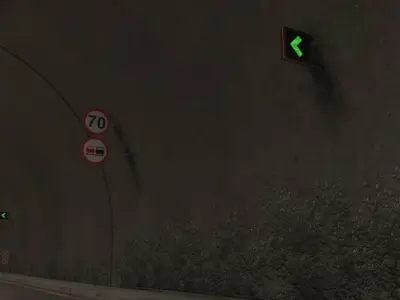 Impressive Highway Tunnel Low-poly 3D model