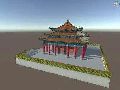 WanChynTing chinese pagoda 3D model