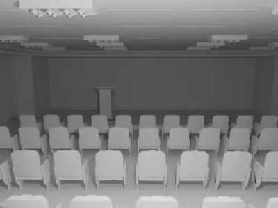  Briefing Press Room No Material 3D model