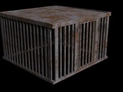 Dungeon Furniture Low-poly 3D model