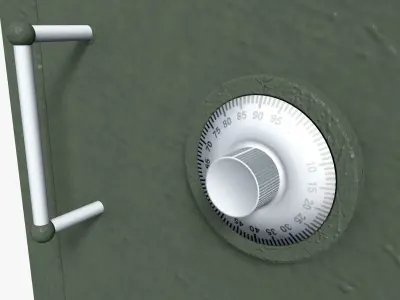 Safe and Sacks of Money 3D model