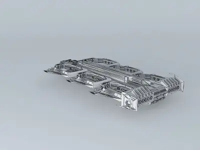 Infinity Class Fleet Tender TF87-A 3D model