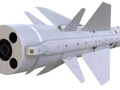 Martel AJ 168 TV-guided Missile 3D model