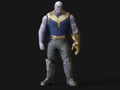 Thanos 3d Model Scan Low-poly 3D model