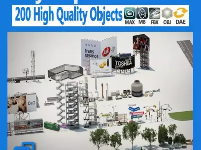 Cityscape Collection 3D model