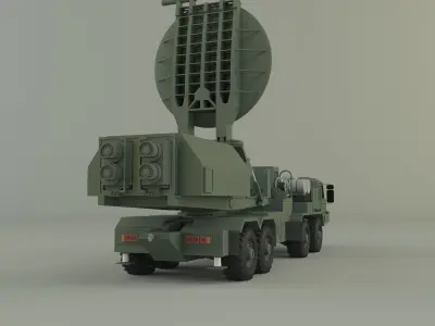 Krasukha 4 electronic warfare 3D model