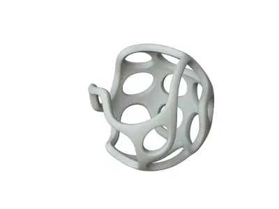 SciFi Cube Object No 37382 Low Poly Shape Texture