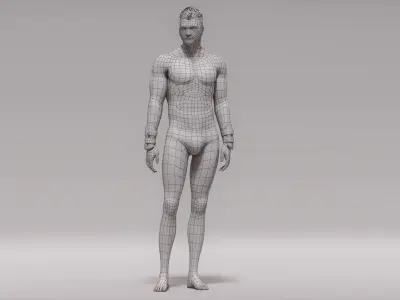  Male Diver Platform Animated HQ Standard License 