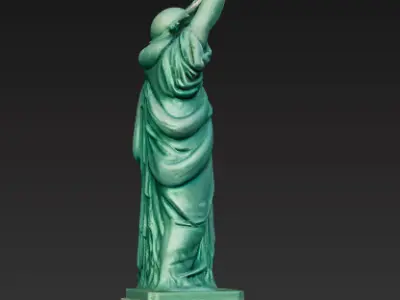 Statue of Liberty Miniature Desk Ornament 3D Printable Model 3D print model
