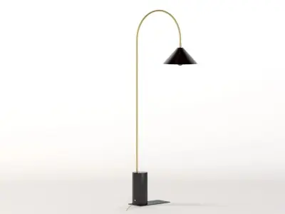 Bishop Task Large Floor Lamp 3D model