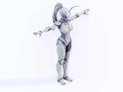 Kritis the explorer Low-poly 3D model