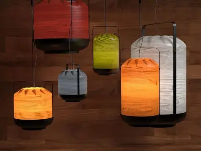 Chou Pendant 3D model