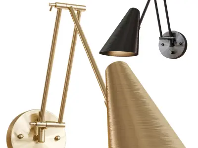 FREDLY lamp Low-poly 3D model