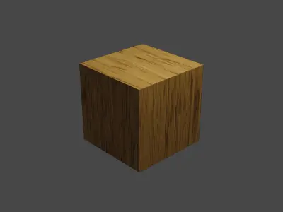 Canary Wood Texture 3D model