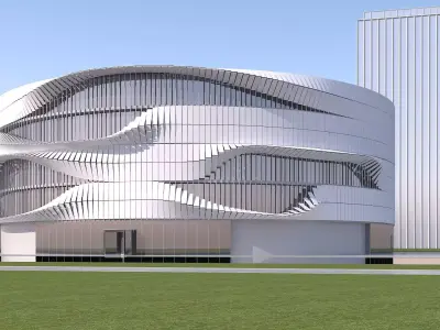 Building 02 3D model