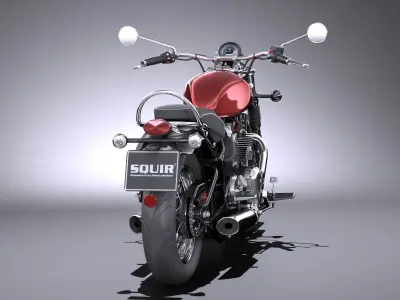 Triumph Bonneville Speedmaster 2018 3D model
