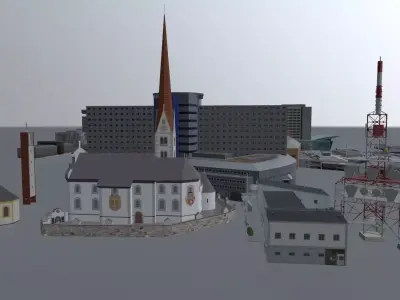 Innsbruck High Rise Pack 3D model