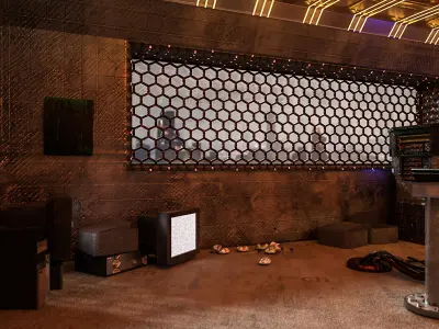 Hackers Room 3D model