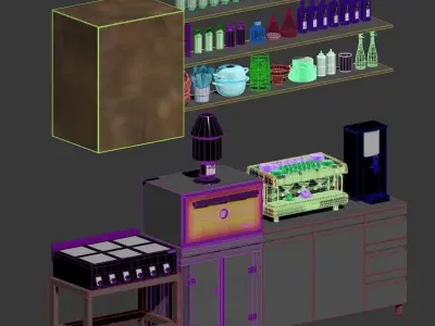 Restaurant Technology Zone Kit v2 3D model