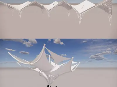 Tensile Structures Collection -A11 3D model