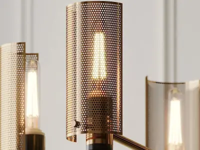 PERFORATED PERFECTION CHANDELIER 3D model