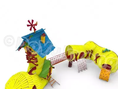 Giant Boots Playground 3D model