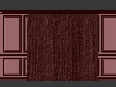 Curtain Set 303 3D model