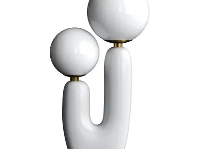 Desk lamp Low-poly 3D model