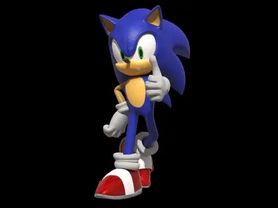 Sonic The Hedgehog 3D model