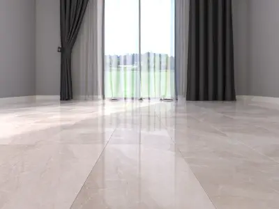 Marble Floor Alpin Cream Texture