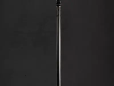 Lamp post number 3 and Bulb 3D model