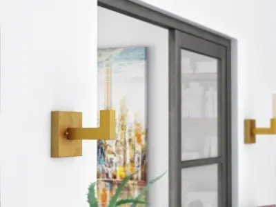 Donnell 1 - Light Dimmable Armed Sconce 3D model