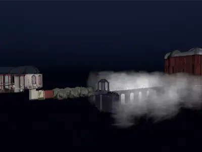 Royal Coliseum Texture Low-poly 3D model