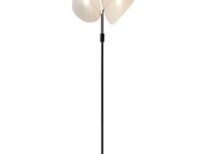 MANTA floor lamp with shade 3D model
