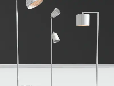 Floor Lamp Collection 02 3D model