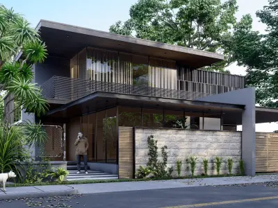 Lumion 12 SCENES PREMIUM EXTERIOR EFFECT READY 3D model 3D model