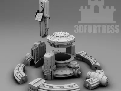 Mars electrical laboratory 3D print model