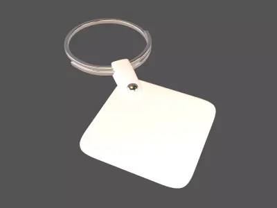Key Ring v2 001 Low-poly 3D model