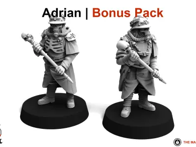 Valour Korps - Field Chaplain Julius 3D print model