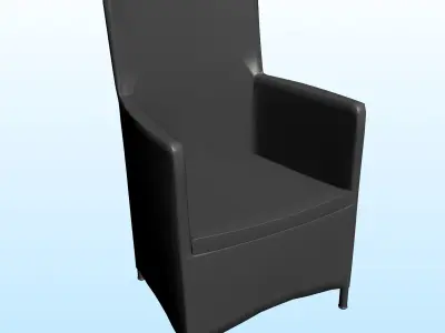 OUTDOOR CHAIR TABLE PP 01 3D model