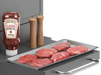 TOWER BBQ 3D model