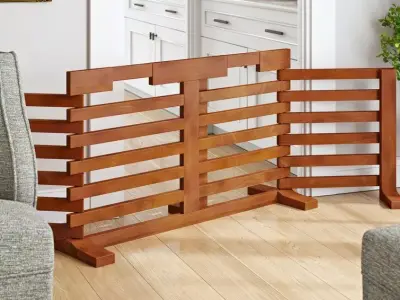 Brandon Free Standing Pet Gate 3D model