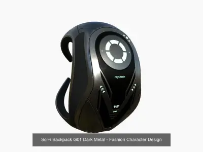 10 SciFi Backpack G Collection - Fashion Character Design