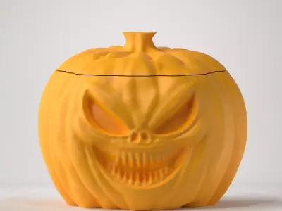 Jack-o-lantern 14 3D print model