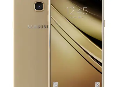Samsung Galaxy C5 Gold 3D model