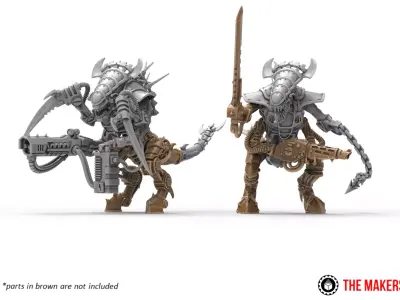 Iron Hive  - Warriors set2 and alpha version 3D print model