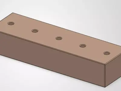 Historic Fireclay Brick CAD Library Solid Smooth NonKeyed 3D model