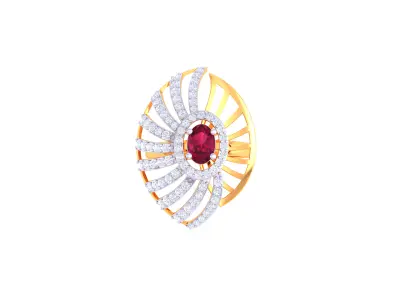 Women Ring MTL 3dm STL OBJ FBX Details 3D print model 37