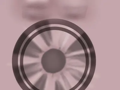 Retro Style Dress Low-poly 3D model